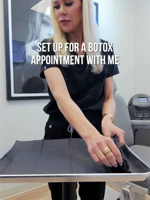 Here’s a look at my setup process for a Botox appointment!