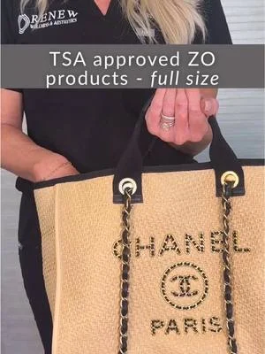 Full sized ZO products you didn’t know are TSA Approved ✅ #renewoklahoma #zo #skinhealth...