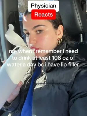 You don’t need to drown yourself in water after lip filler💧 But hydration does help, here’s...