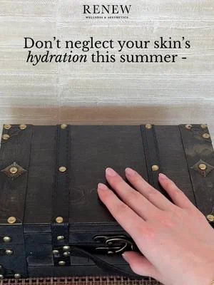 Don’t neglect your skin’s hydration this summer  #renewoklahoma #co2 #carboxytherapy #travel...