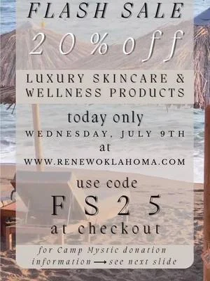 ☀️FLASH SALE:  20% off! Our Summer Secret Savings event is finally here!
