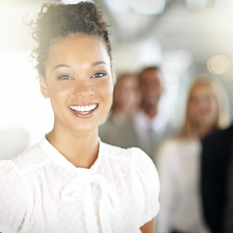 portrait of a woman feeling confident after dermal filler in OKC